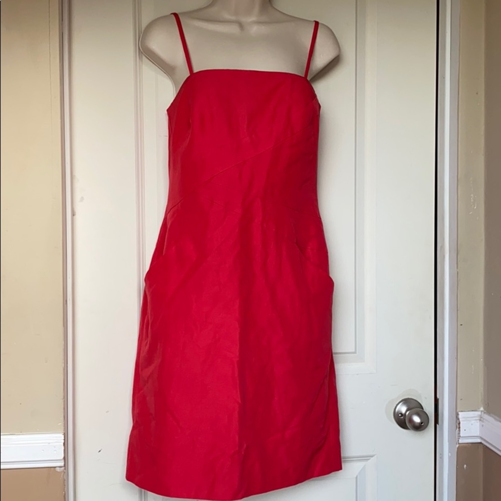 Ann Taylor red dress size 8